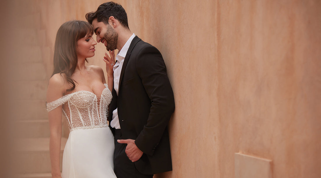Novia con vestido de la marca Sincerity Bridal, guía de vestidos de novia en Medellín según el tipo de boda, Casa París